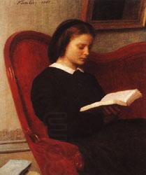Henri Fantin-Latour The Reader(Marie Fantin-Latour,the Artist's Sister)